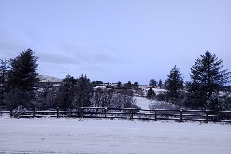 Inishowen, County Donegal in the snow.