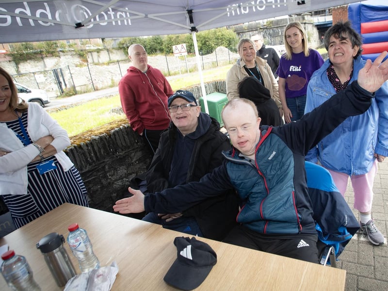 Fun and frolics at the Destined BBQ and Fun Day on Tuesday at their Foyle Road headquarters. The event was part of Féile 24. (Photos: Jim McCafferty Photography)