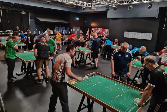 Top table footballers from across Europe descended on Derry at the weekend for the Federation International of Sports Table Football (FISTF) Irish Open in the Nerve Centre.