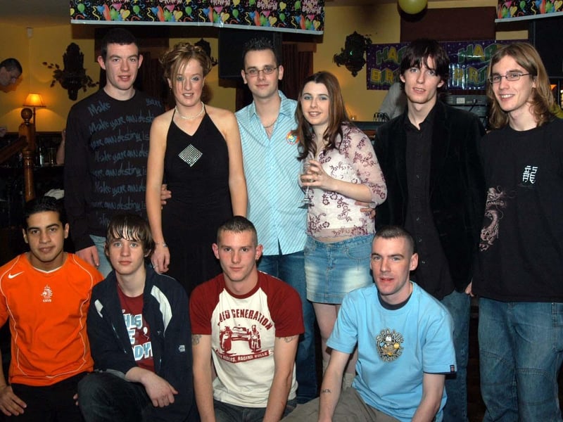 Paul Doherty celebrates his 21st birthday at the Argyle Arms in Rosemount.
