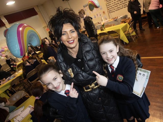 Granny Betty Curran pictured with Aoife Rose and Anaiah.