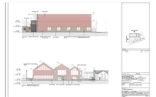 Plans for the new Buncrana Leisure Centre.