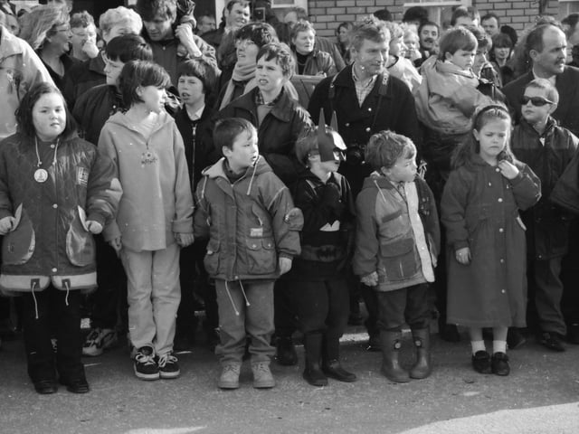 The St. Patrick's Day parade in Moville in 1998.
