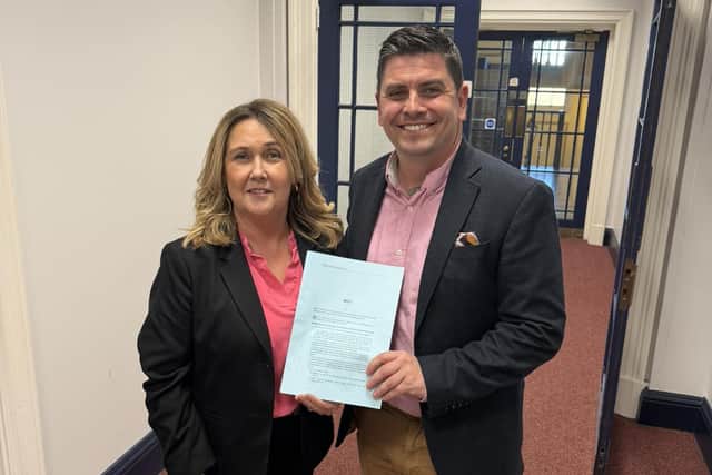 Ciara Ferguson MLA and Danny Baker MLA.