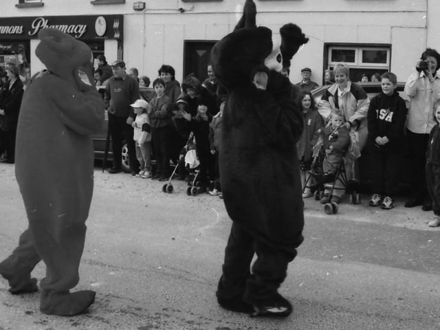 The St. Patrick's Day parade in Moville in 1998.