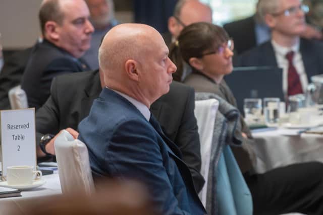 Professor Paul Batholomew, Vice Chancellor, Ulster University, one of the partners attending the North West Strategic Growth Partnership meeting in Donegal.