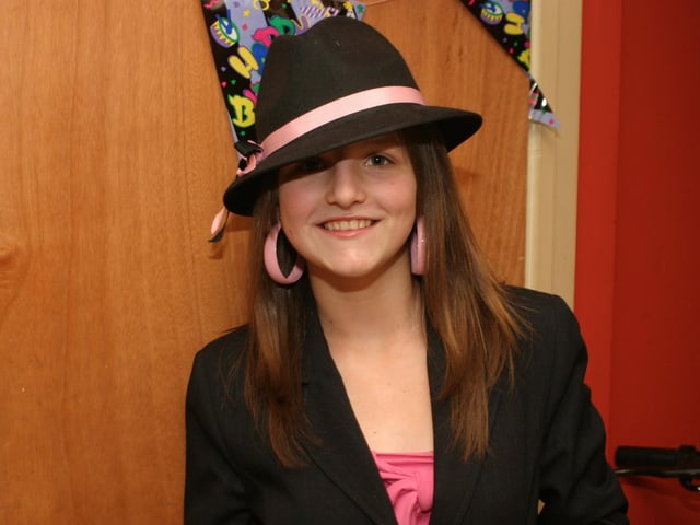 Megan Meenan's party celebration in 2004.