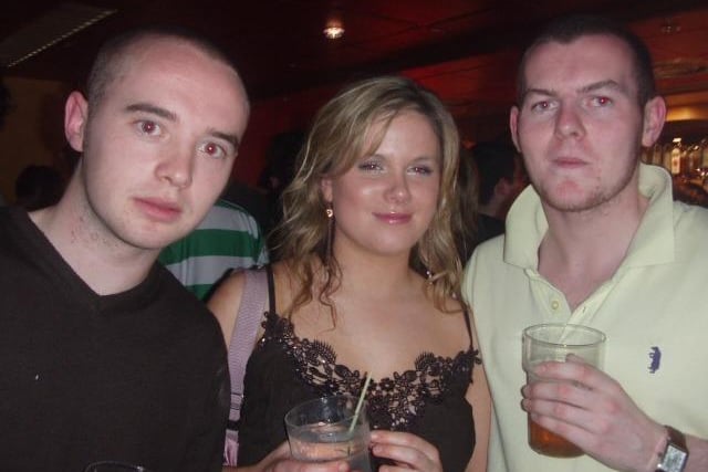 OLYMPUS DIGITAL CAMERA : Pictured are people enjoying the St Patrick's Day celebrations in Derry 20 years ago on March 17, 2005.