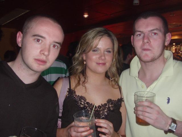 OLYMPUS DIGITAL CAMERA : Pictured are people enjoying the St Patrick's Day celebrations in Derry 20 years ago on March 17, 2005.