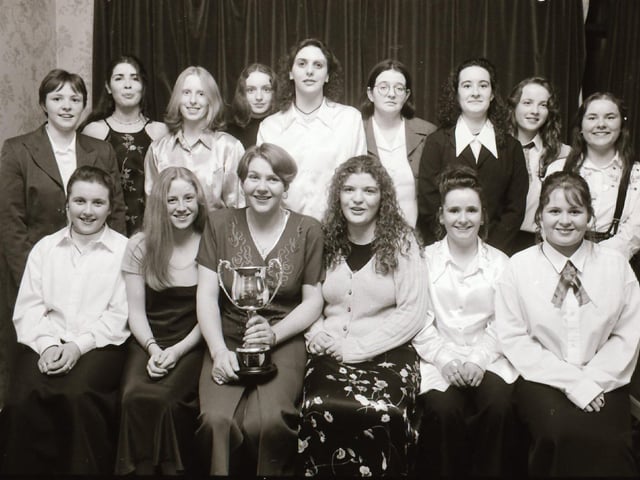 Pictured are members, guests and prize winners at the Carndonagh GAA Dinner Dance.