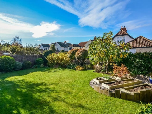 This five bed home in Havant Road, Hayling Island, is on the market for £900,000. It is listed by Fine and Country.
