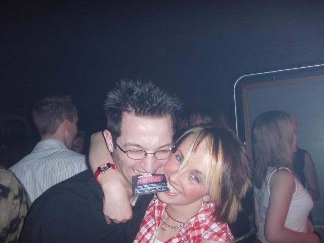 OLYMPUS DIGITAL CAMERA : Enjoying a night out in Derry city centre and catching the Ulsterbus nightbus home back in April 2005.