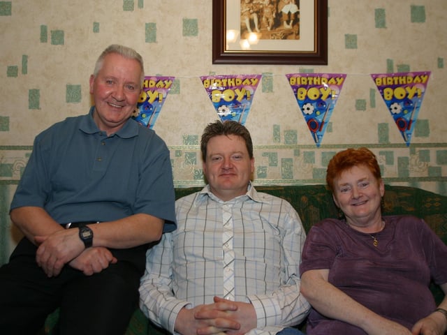 Having fun at Derry parties in 2004. William Taylor