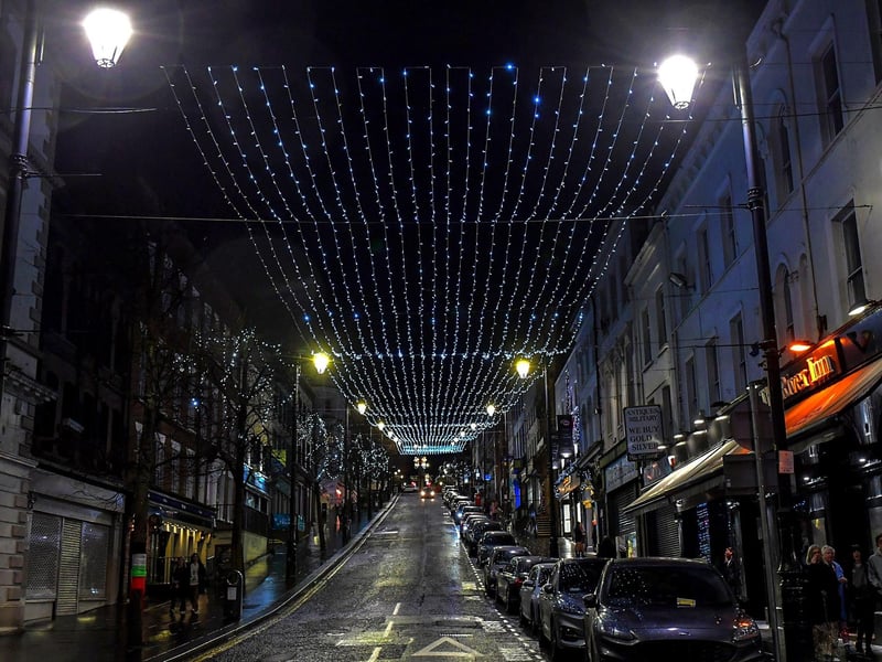 Christmas lights in Derry. Photo:George Sweeney