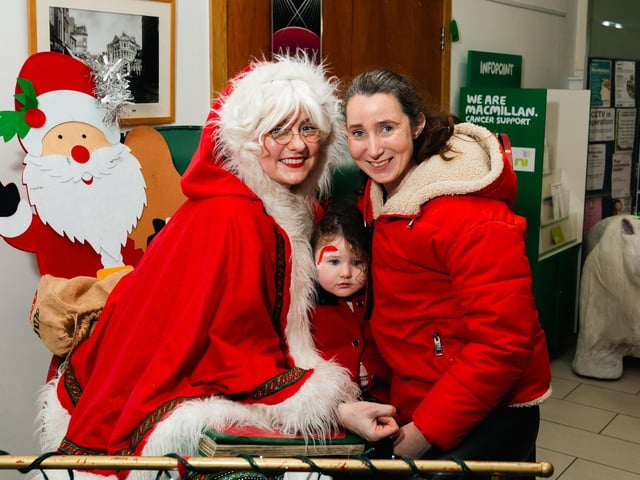 Strabane was packed with festive cheer on Saturday as crowds of visitors wrapped up warm and filled the town centre for the annual Christmas Lights Switch-On.