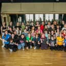 Pupils from Carndonagh Community School, St Joseph’s College, Coalisland, St Cecilia’s College, Derry and participants from around the North West and further afield took part in an exclusive performance workshop at the Millennium Forum.