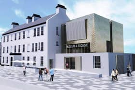 An artist's impression of how the Maritime Museum will look when completed.