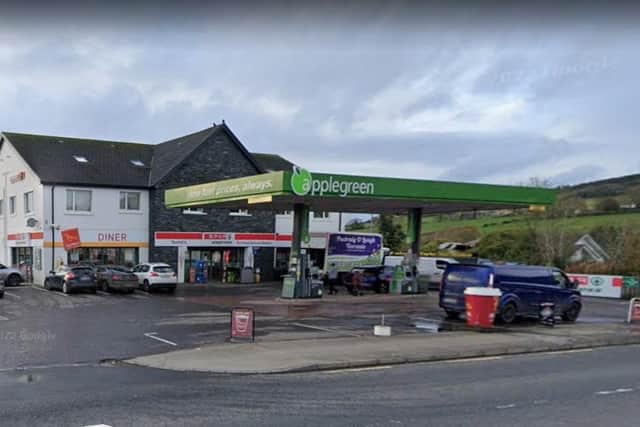 Burnfoot Service Station. Picture: Google Earth