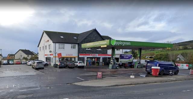 Burnfoot Service Station. Picture: Google Earth