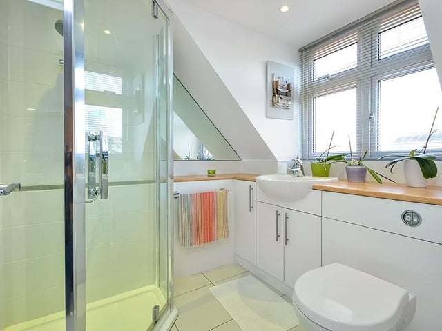This five bed home in Havant Road, Hayling Island, is on the market for £900,000. It is listed by Fine and Country.