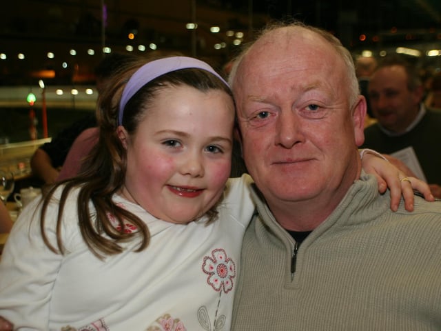 Derry and Donegal people enjoying the Lifford Races in February 2005.