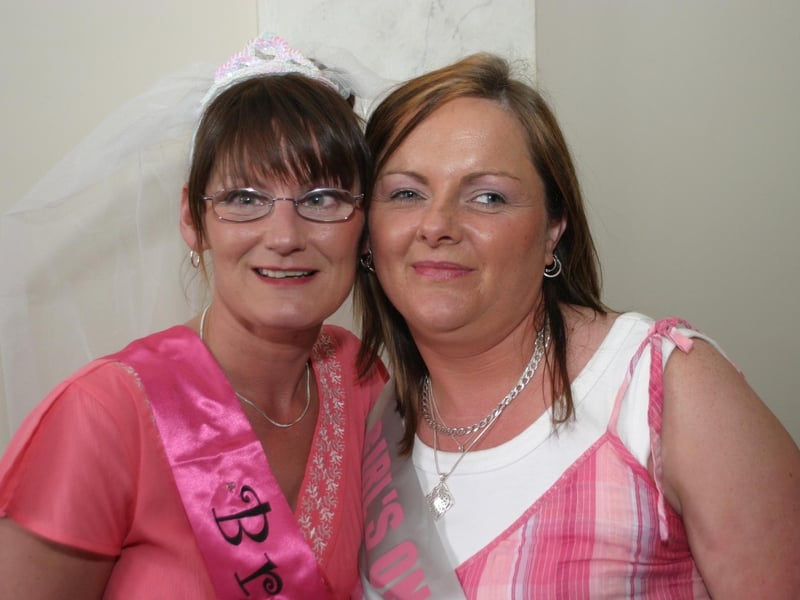 Parties and nights out in July 2004. Linda Irwin.