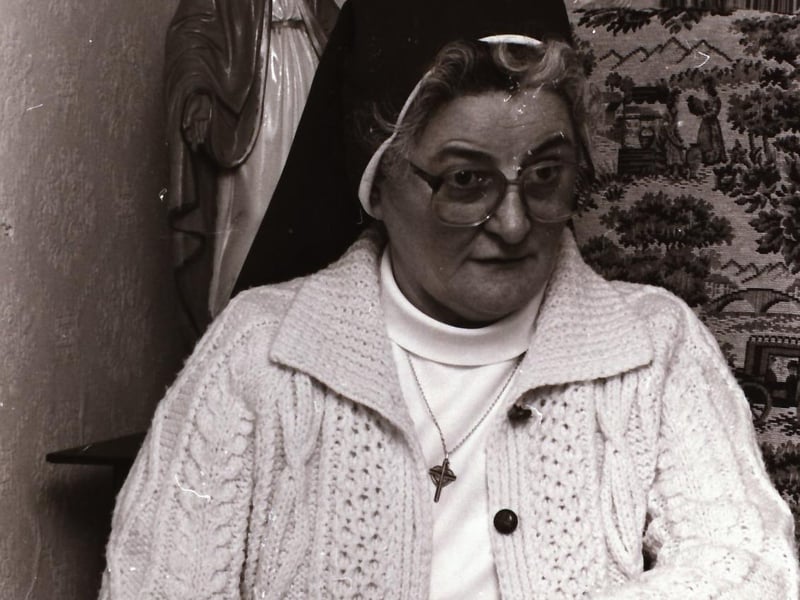 A nun returning to Derry speaks after returning from famine ravaged Ethiopia.