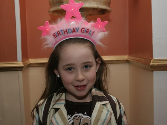 A limo ride for the birthday girl.