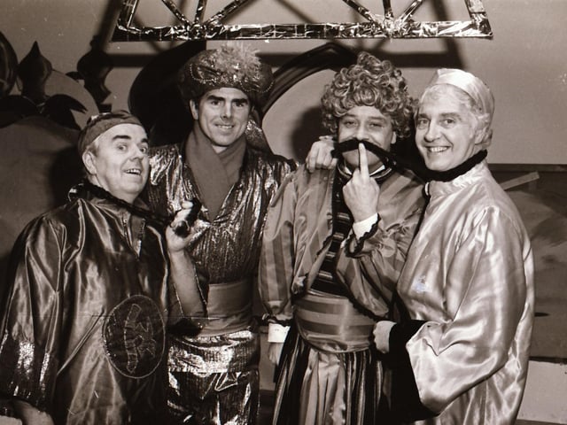Aladdin Panto at St Columb's Hall, 1984.