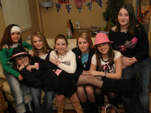 Megan Meenan's party celebration in 2004.