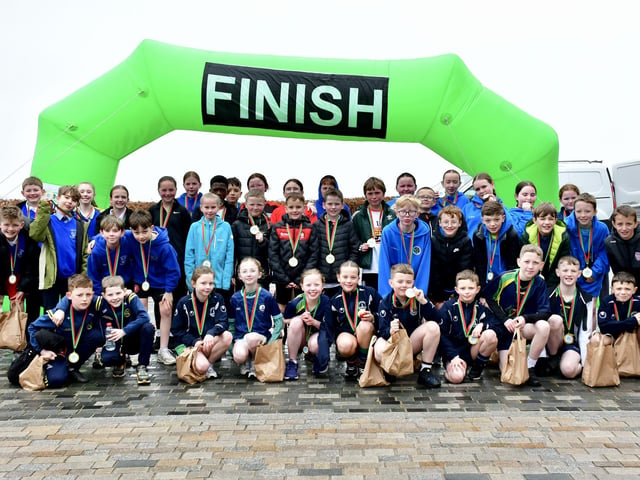Nailor's Row came alive as children from four local primary schools took part in the second annual Anthony Hegarty 1km Dash.