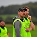 City of Derry head coach Richard McCarter (left) and forwards coach Chris Cooper. Photo: George Sweeney