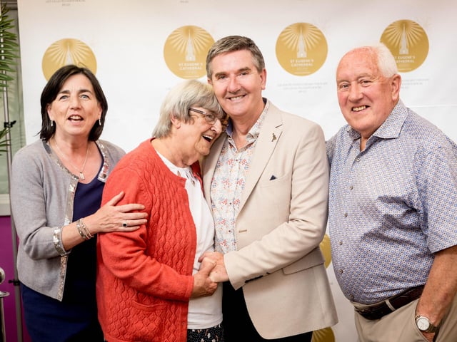 Delighted guests with Daniel O'Donnell.