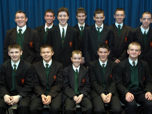 Derry and Donegal secondary school pupils in October 2003