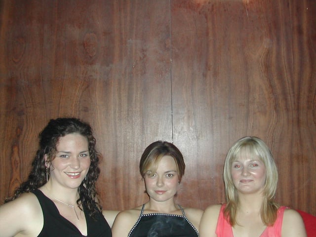 Having the craic in Downey's in August 2003