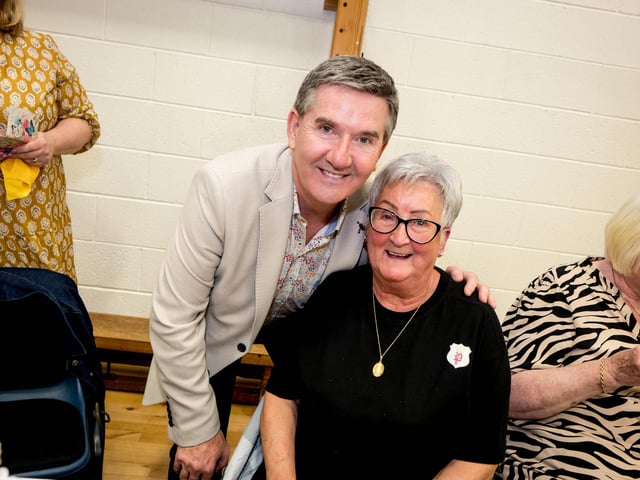 Daniel O'Donnell with a guest.