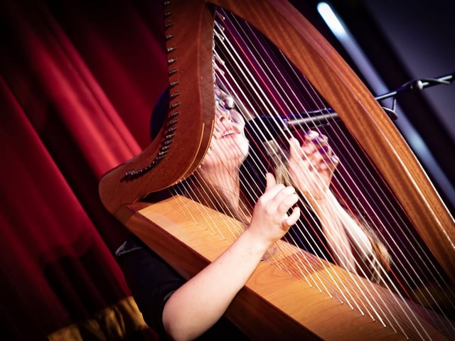 The wonderfully talented Gemma Doherty performing at St. Columb's Hall on Sunday night. (Photos: Jim McCafferty Photography) : .