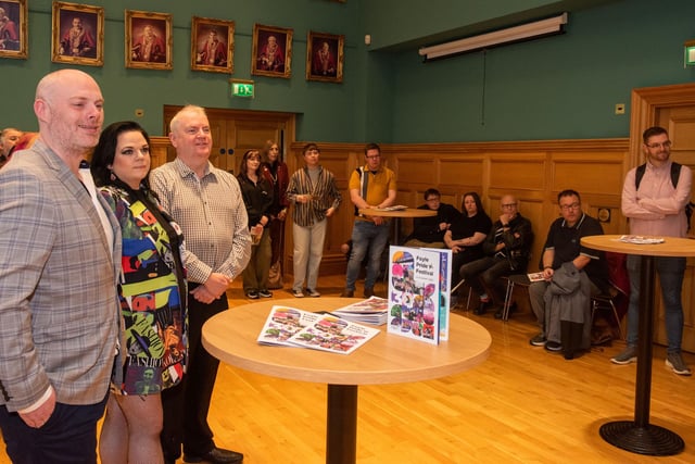 Councillor Patricia Logue hosted the official launch and annual Pride Awards in the Guildhall as the main programme of events marking the 30th Foyle Pride festival begin this week
