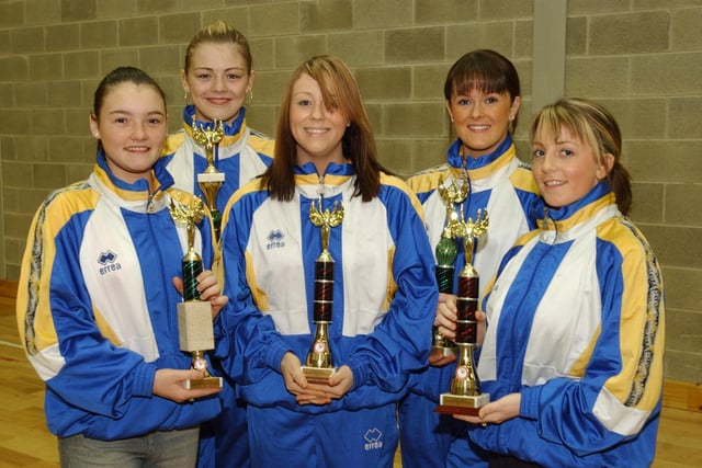 Members of the Long Tower Dance Club who were winners in the NI Dance championships.