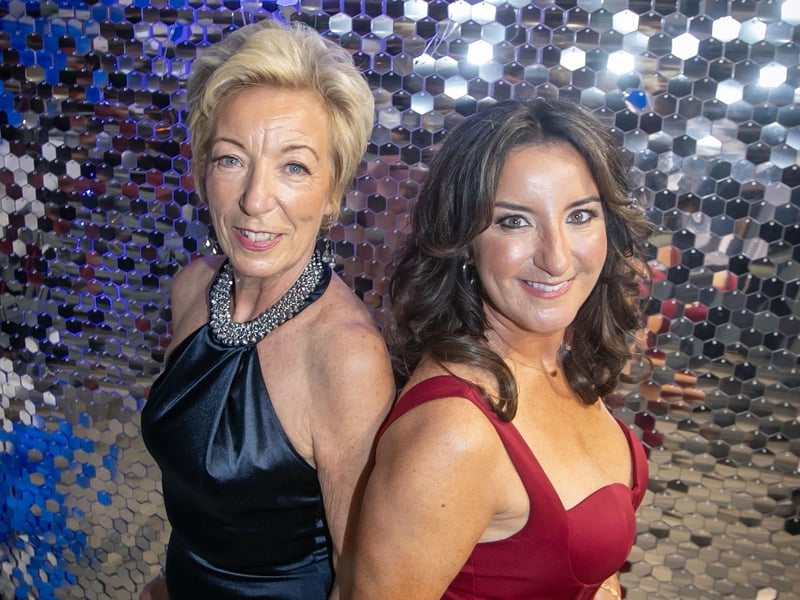 The Millennium Forum's Cara McCartney pictured with her mum at Friday's event.