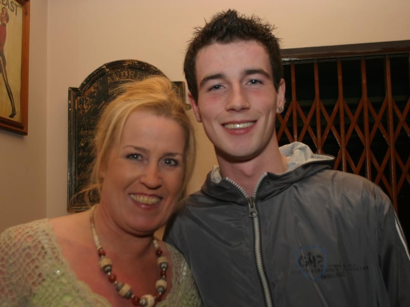 Ryan Duffy with his family on his birthday.