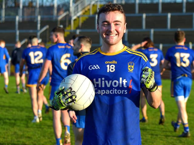 Cahir McMonagle hit a first half hat-trick as Steelstown defeated Swatragh. Photo: George Sweeney. DER2149GS – 011