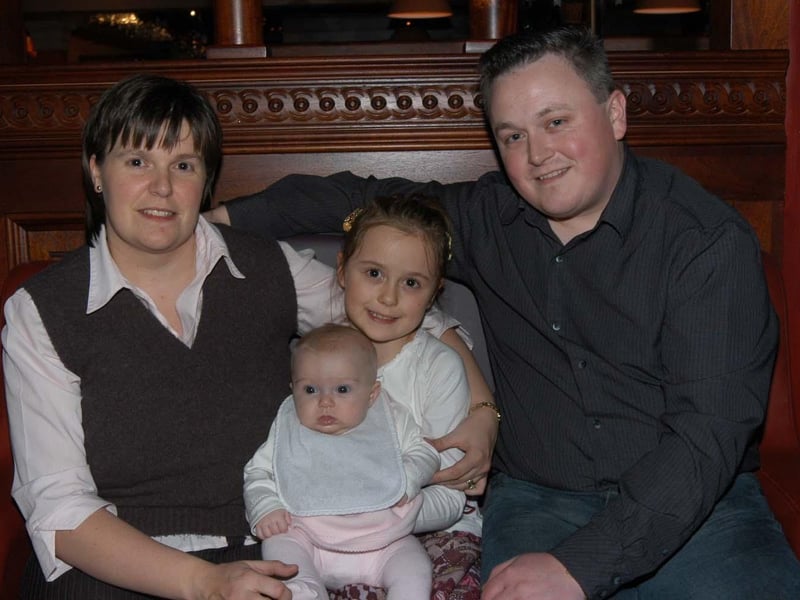 Laura spending time with her family.