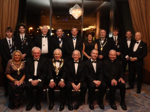 Guests at St Columb's College Union Dinner