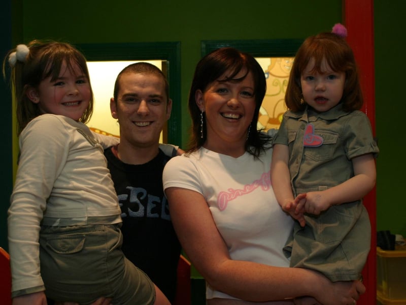 Party time back in 2004: Zara Anderson.