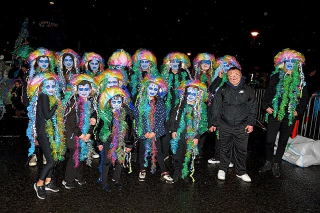 Triax took part in the Derry Halloween carnival parade, through the city centre, on Monday evening. Photo: George Sweeney.  DER2244GS – 073