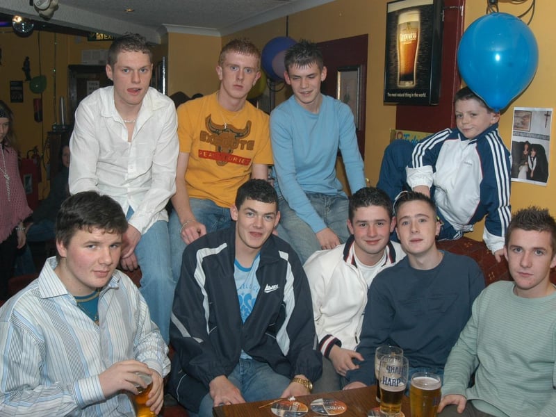 Parties and celebrations back in November 2004: Conor.