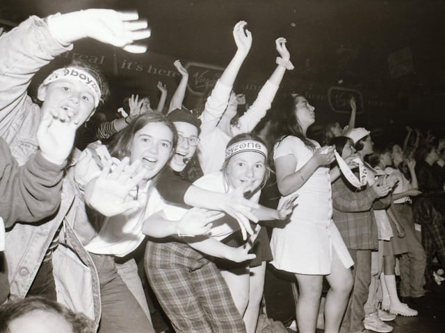 Boyzone performed at the Rialto Derry in July 1995.