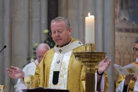 Archbishop Eamon Martin celebrating Mass at Saint Patrick's Cathedral.