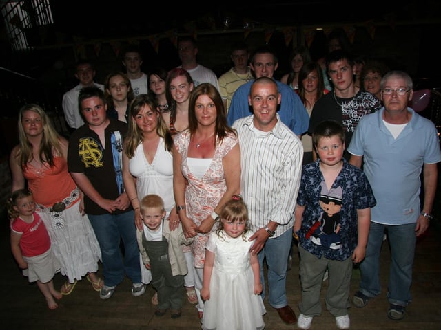 Parties and celebrations in Derry back in July 2005: Twins Peter and Paula.